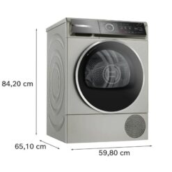 Kích thước máy sấy bơm nhiệt Bosch 9kg WQB246CX0 Serie 8